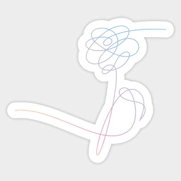 love yourself Bts Sticker TeePublic